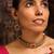 Royal pink kundan choker set with maang tikka and earrings
