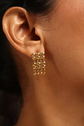 Layered temple chain high gold set