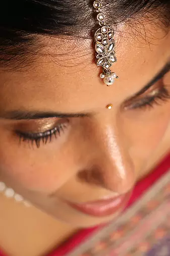 Royal kundan choker set with pearl droplets