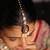 Grand bridal kundan necklace set with red enamel and pearl drops