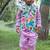 Multicolor printed satin nehru jacket set