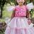 Pink embroidered organza lehenga