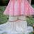Pink embroidered cotton sharara