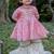 Pink embroidered cotton sharara