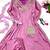 Lavender luxe chinon silk kaftan set