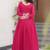 Pink bloom star georgette gown