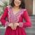 Pink bloom star georgette gown
