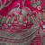 Rani Pink Raw Silk Bridal Lehenga with unstitched blouse