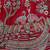 Royal Red Raw Silk Bridal Lehenga with unstitched blouse