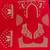 Royal Red Raw Silk Bridal Lehenga with unstitched blouse