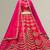 Rani Pink Raw Silk Bridal Lehenga with unstitched blouse
