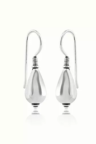 Silver Plated dangler earrings in sterling silver