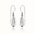 Silver Plated dangler earrings in sterling silver