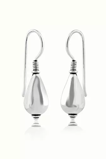 Silver Plated dangler earrings in sterling silver