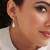 Silver Plated dangler earrings in sterling silver