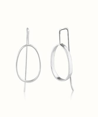 Silver Plated earrings in sterling silver 2