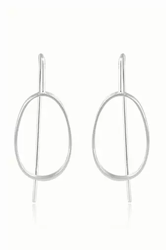 Silver Plated earrings in sterling silver
