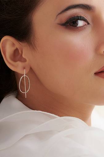 Silver Plated earrings in sterling silver
