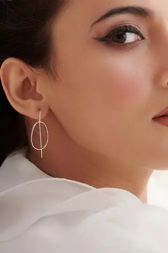 Silver Plated earrings in sterling silver