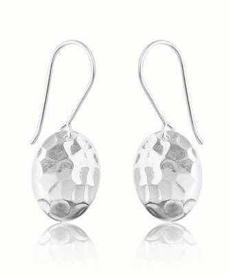 Silver Plated dangler earrings in sterling silver 1