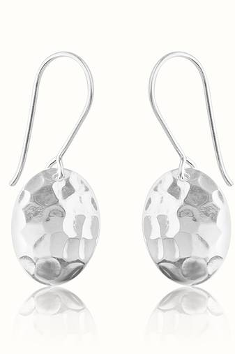 Silver Plated dangler earrings in sterling silver