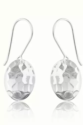 Silver Plated dangler earrings in sterling silver