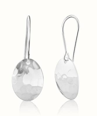 Silver Plated dangler earrings in sterling silver 2