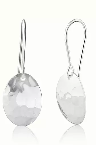 Silver Plated dangler earrings in sterling silver