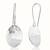 Silver Plated dangler earrings in sterling silver