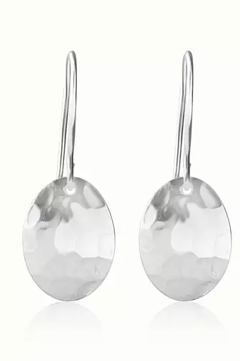 Silver Plated dangler earrings in sterling silver