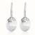Silver Plated dangler earrings in sterling silver