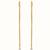 Gold plated earrings in sterling silver