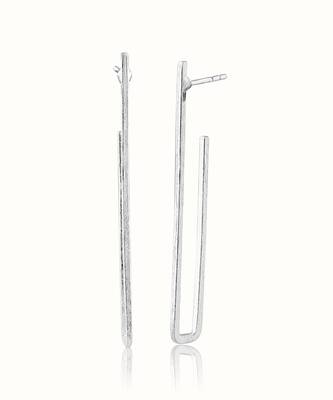 Silver Plated earrings in sterling silver 2