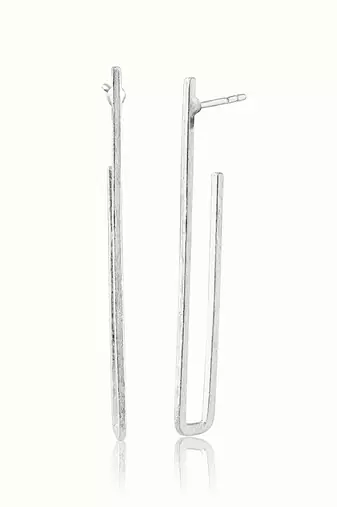 Silver Plated earrings in sterling silver