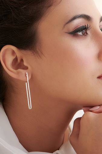 Silver Plated earrings in sterling silver