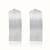 Silver Plated hoop earrings in sterling silver