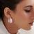 Silver Plated hoop earrings in sterling silver