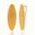 Gold plated earrings in sterling silver