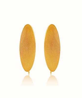 Gold plated earrings in sterling silver 3
