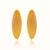 Gold plated earrings in sterling silver