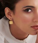 Gold plated earrings in sterling silver
