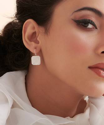 Silver Plated earrings in sterling silver 1