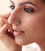 Silver Plated nose ring in sterling silver