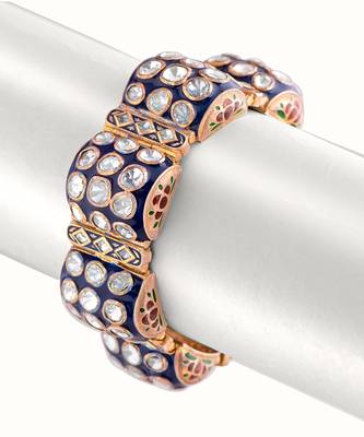 Gold plated  blue bracelet in sterling silver 2