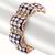 Gold plated  blue bracelet in sterling silver