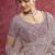 Lavender sequin embroidery saree     modern pastel charm