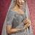 Gray sequin embroidery saree – chic & sophisticated