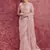 Pink net sequin embroidery saree   classic celebration shade
