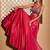 Hot Pink plain Satin Lehenga