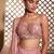 Rose plain Organza Lehenga
